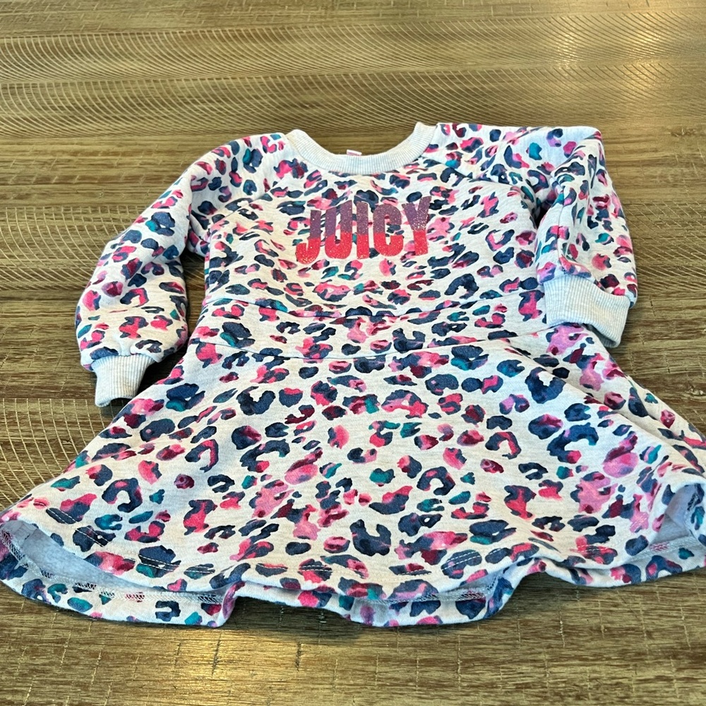 Juicy couture babygirl 18month sweatshirt dress long sleeve